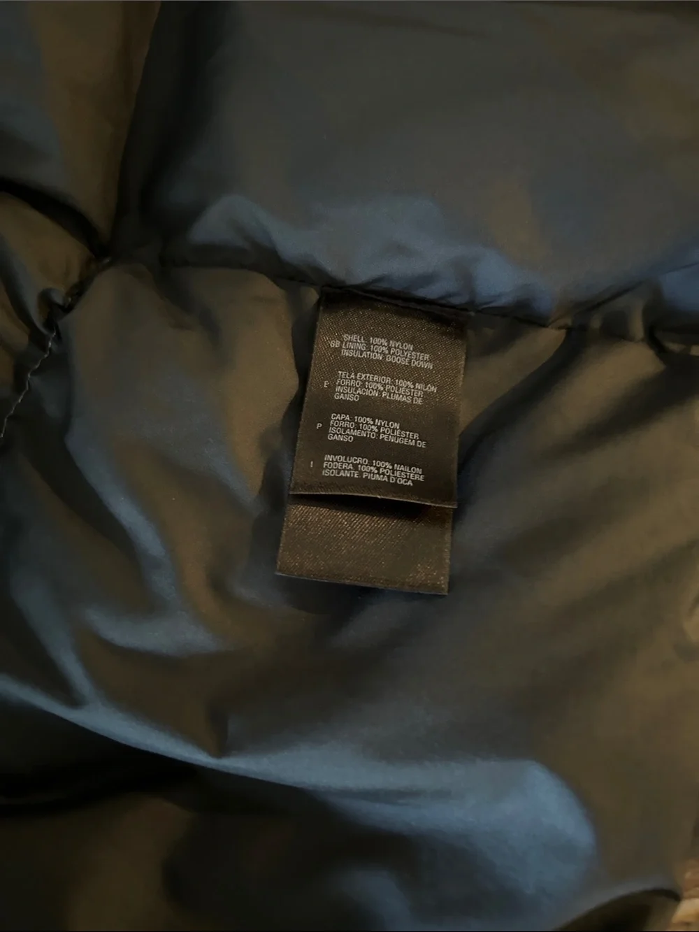 The North Face Two-Tone Gray Quilted Puffer Vest